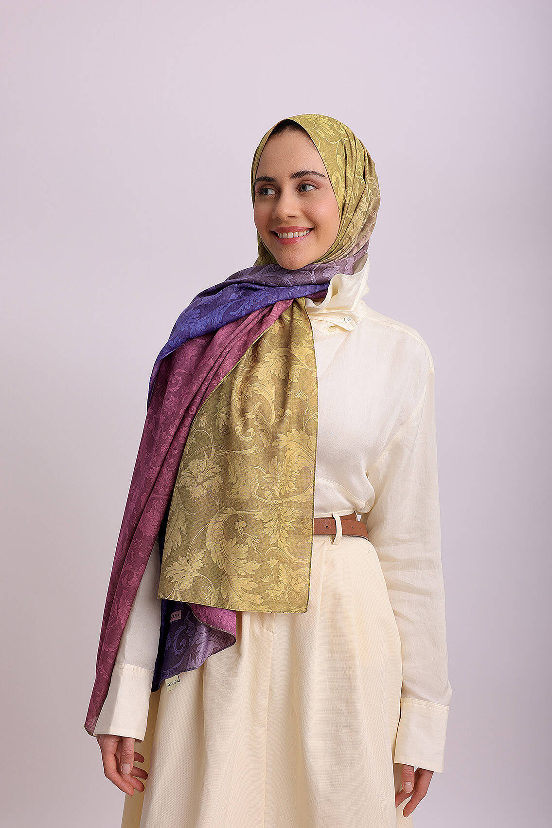 Pembe Mor Sarı