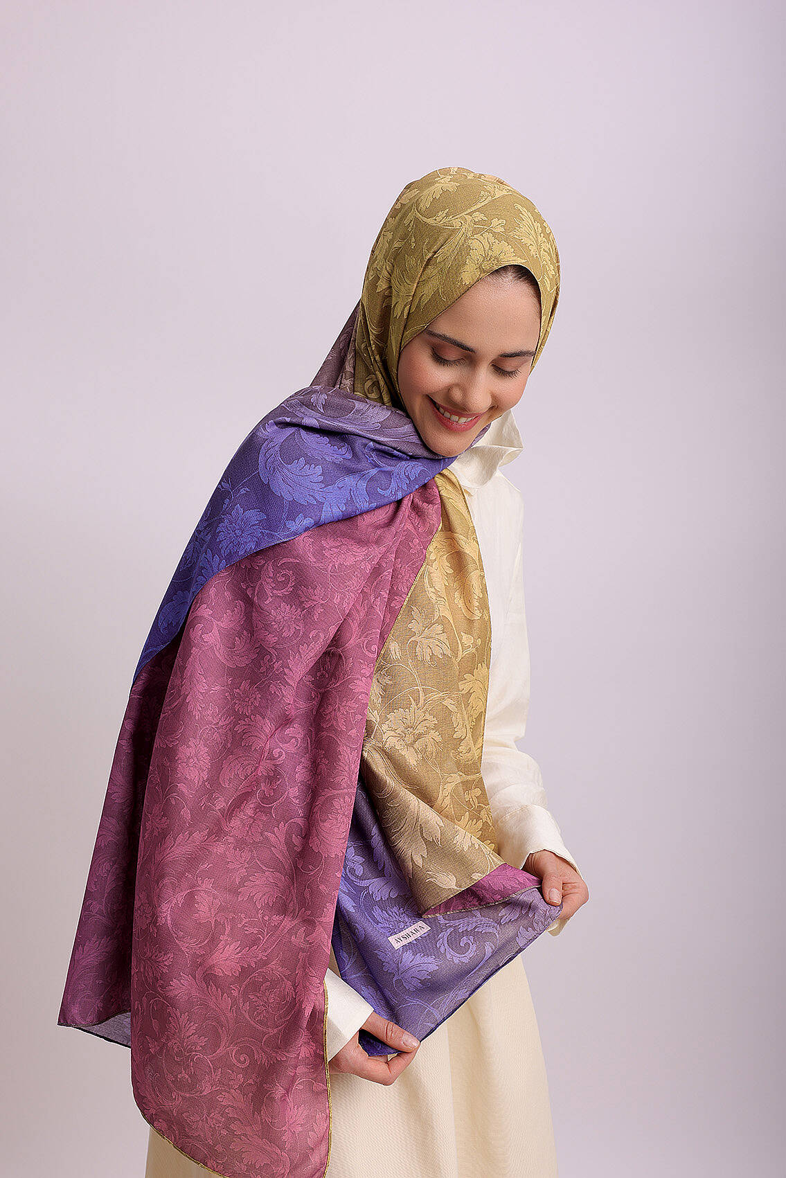 Pembe Mor Sarı