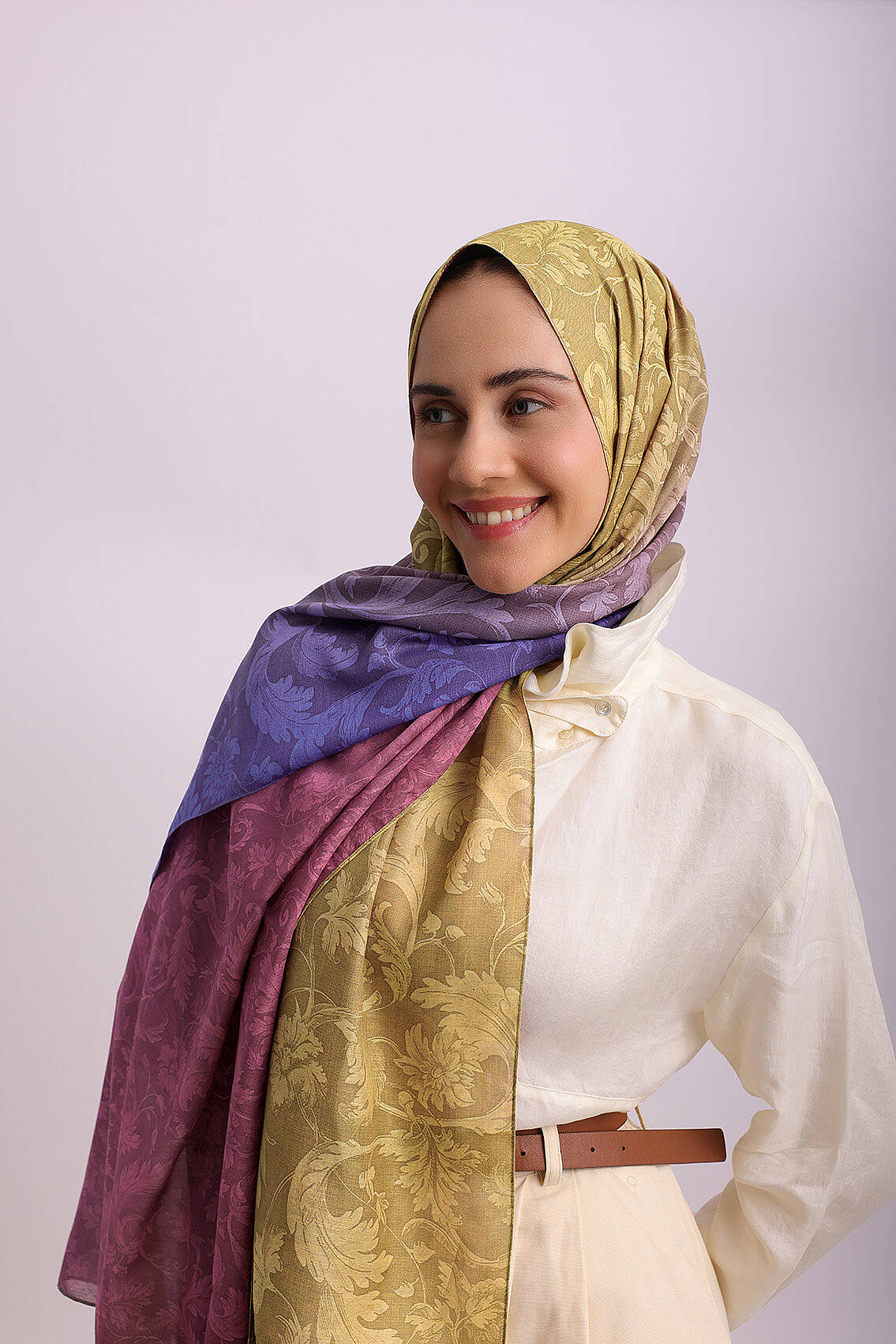 Pembe Mor Sarı