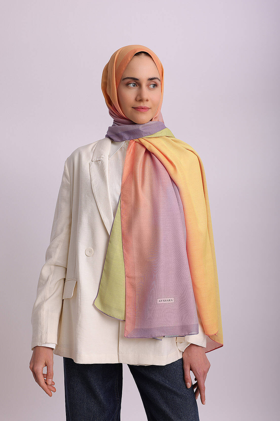 Sarı Lila Oranj Yeşil